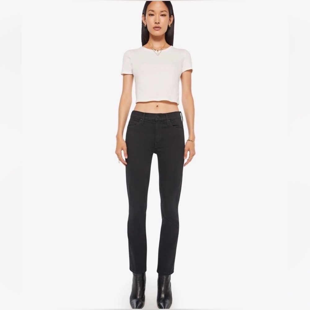 MOTHER The Dazzler Mid Rise Straight Leg Jeans Size 26